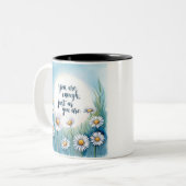 Vous Êtes Assez - Citation De Guérison Mindful Mug (Devant gauche)