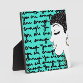 Vous êtes assez Plaque avec de l'Eau (Recto)