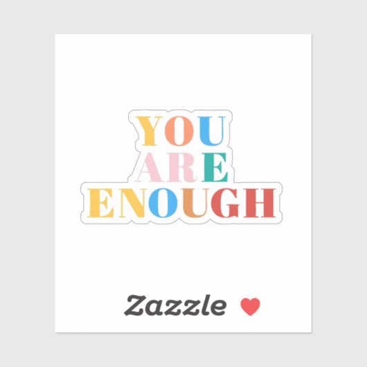 Vous Êtes Assez Sticker (Feuille)