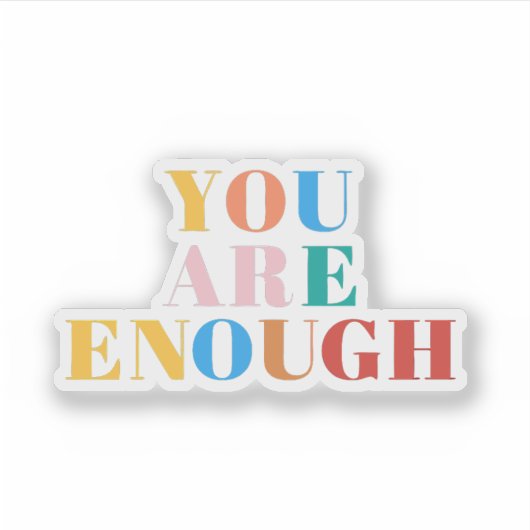 Vous Êtes Assez Sticker (Devant)