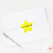 Vous êtes autocollant muet (Enveloppe)