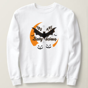 Vous êtes Battylicious White T-shirt Sweatshirt
