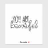 Vous Êtes Beau Sticker (Feuille)