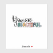 Vous Êtes Beau Sticker (Feuille)