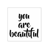 Vous êtes beau timbre en caoutchouc, tampon d'amou (Impression)