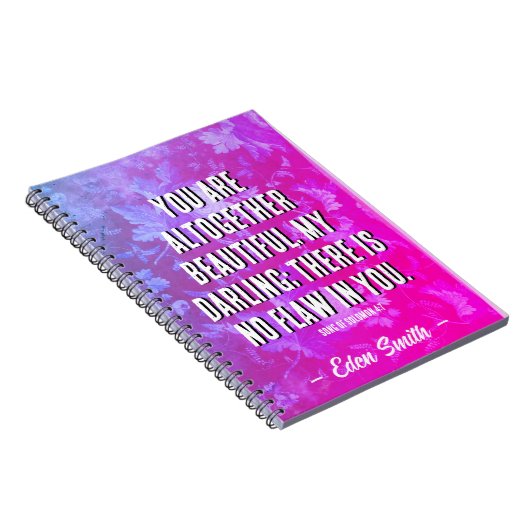 Vous Êtes Belle - Custom Journal Bible Verse (Côté Droit)