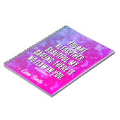 Vous Êtes Belle - Custom Journal Bible Verse (Côté gauche)