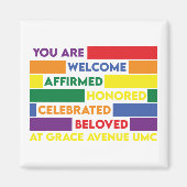 Vous êtes Bienvenue Magnet (Devant)