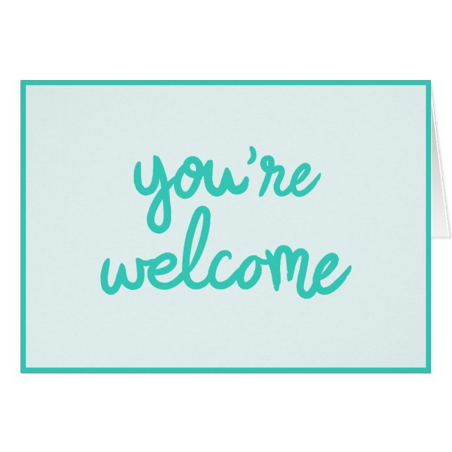 Vous êtes bienvenus ! (Devant Horizontal)