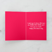 Vous êtes carte parfaite de Saint-Valentin de (Intérieur)