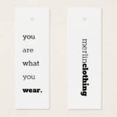 Vous Êtes Ce Que Vous Portez - Logo Vêtements Hang (Devant & derrière)