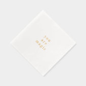 Vous Êtes Citation en Or Feuille d'Or (Droite)