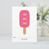 Vous êtes Cool Carte Saint Valentin (Debout devant)