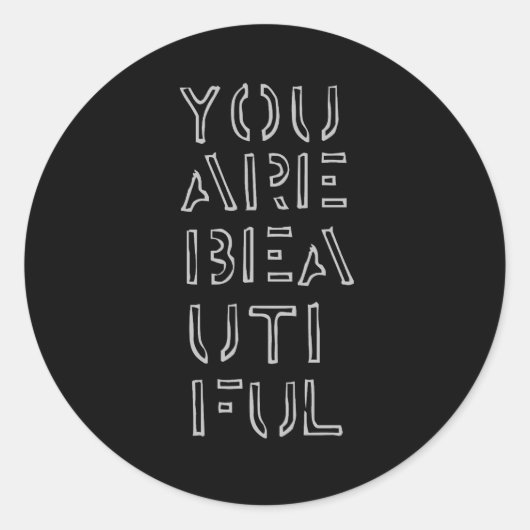 Vous êtes de Beaux Stickers (Devant)