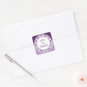 Vous êtes de beaux stickers violets (Enveloppe)