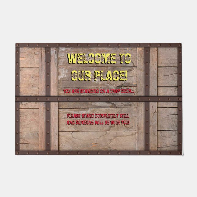 Vous êtes debout sur une porte de piège ! Tapis (Devant)