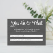 Vous êtes dedans ? Carton réponse tableau noir (Debout devant)