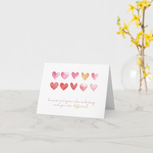 Vous Êtes Différent - Cartes De Voeux (Fleur jaune)