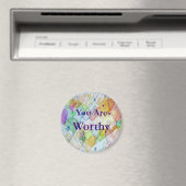 Vous Êtes Digne Coeurs Art Frigo Aimants (In Situ (Lave-vaisselle))