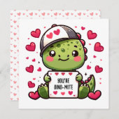 Vous êtes Dino-mite ! - Carte Saint Dinosaure Vale (Devant / Derrière)