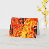 Vous Êtes En Feu Félicitations Carte Note (Fleur jaune)