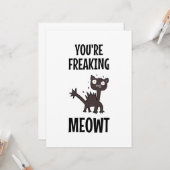 Vous êtes en train de gâcher la carte Meowt (Devant/Arrière en situation)