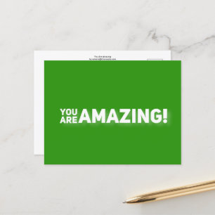 Vous êtes extraordinaire ! carte postale
