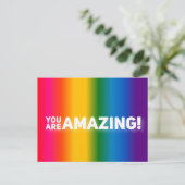 Vous êtes extraordinaire ! carte postale (Debout devant)