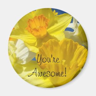 Vous êtes formidable ! aimants Jaune Fleurs de Nar