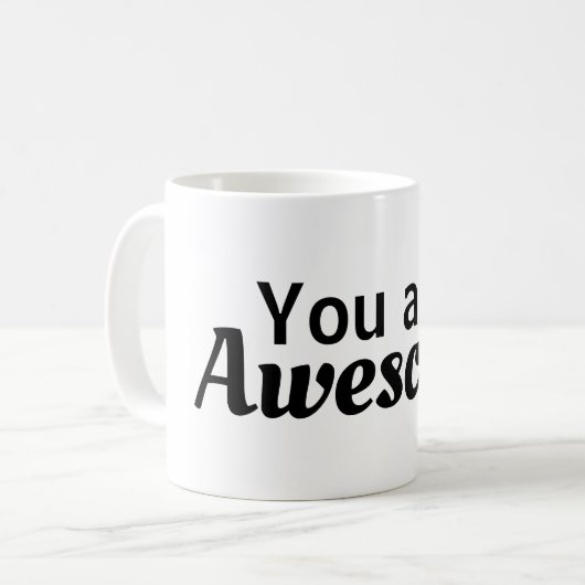 "Vous êtes génial" Mug (Devant gauche)