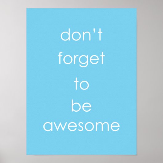 Vous êtes génial Poster (Devant)