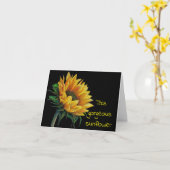 VOUS ÊTES GORGE **16ème ANNIVERSAIRE** Carte (Fleur jaune)