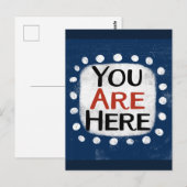 Vous Êtes Ici Carte Postale (Devant / Derrière)