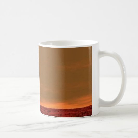 "Vous êtes ici" sur Mars regardant la tasse de (Droite)
