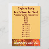Vous êtes invité à la fête ! Invitations de récolt (Dos)