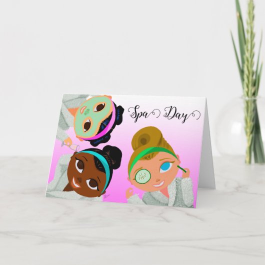 Vous êtes invité à une invitation de jour Spa (Devant)