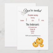 Vous êtes invité à une Invitation de sculpture cit (Devant / Derrière)