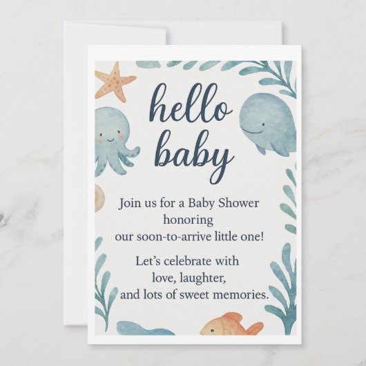 "Vous êtes Invité ! Carte baby shower d'invitation (Devant)