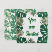 Vous êtes invité carte d'invitation (Devant / Derrière)