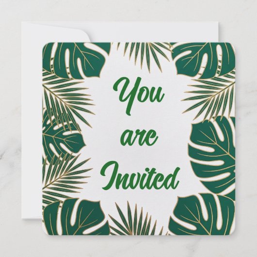 Vous êtes invité carte d'invitation (Devant)