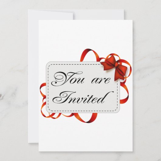 Vous Êtes Invité Carte D'Invitation (Devant)