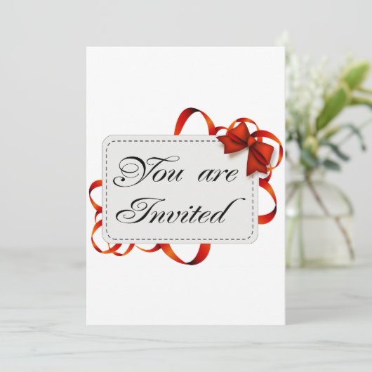 Vous Êtes Invité Carte D'Invitation (Debout devant)