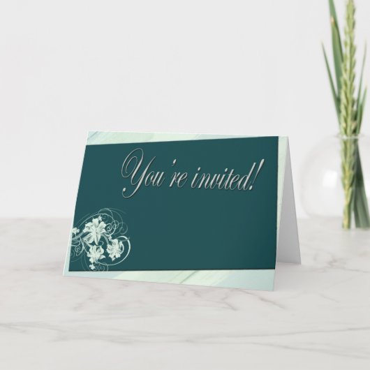 Vous êtes invité - créez votre propre invitation (Devant)