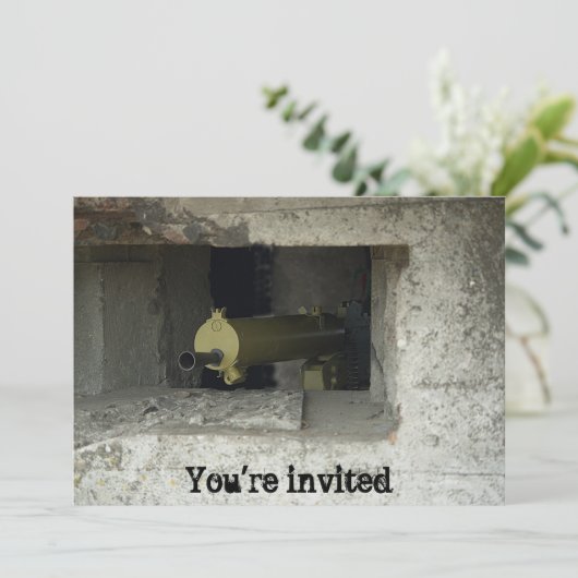 Vous êtes invité Invitation (Debout devant)