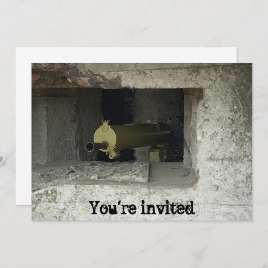 Vous êtes invité Invitation (Devant / Derrière)
