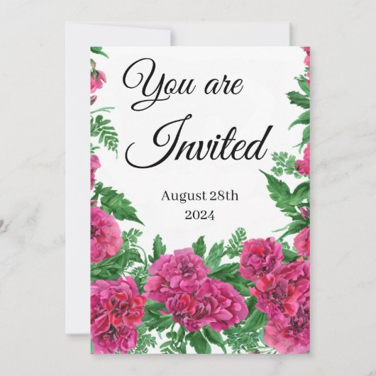 Vous êtes invité invitation (Devant)