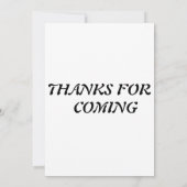 Vous êtes invité Invitation  (Dos)