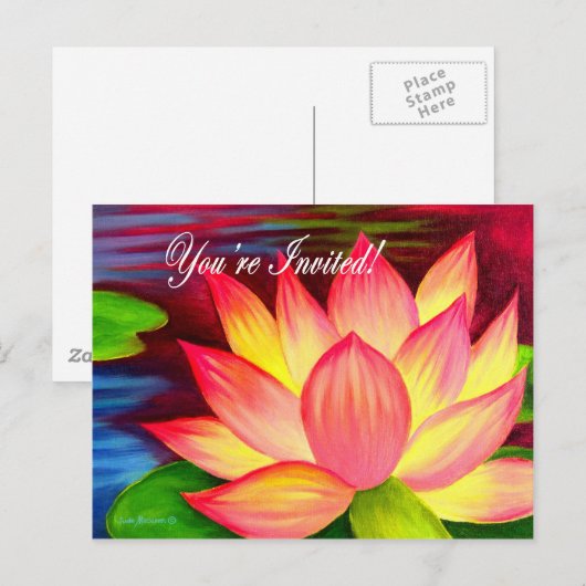 Vous Êtes Invité Invitation Cartes Plus - Multi (Devant / Derrière)