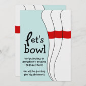 Vous êtes invité Invitation de la fête d'anniversa (Devant / Derrière)