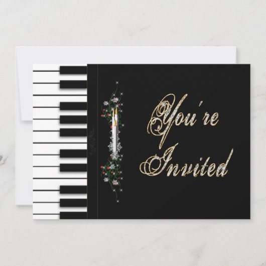 VOUS ÊTES INVITÉ Invitations de fête - VACANCES- P (Devant)